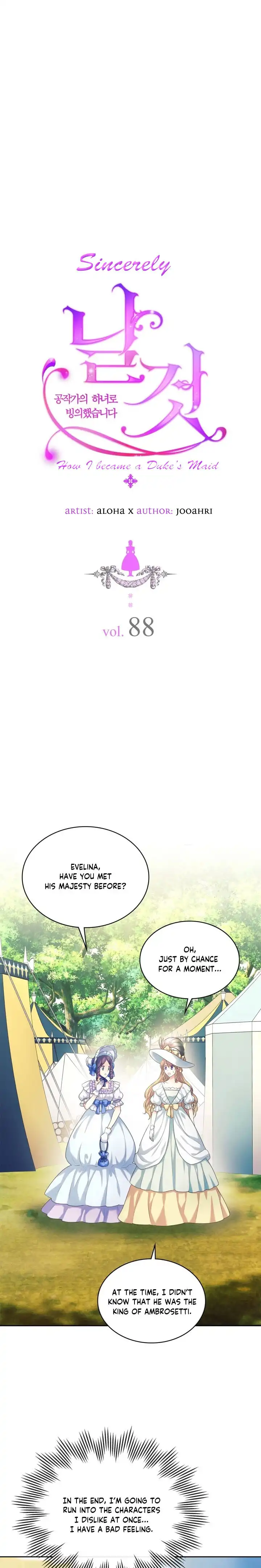Sincerely: I Became a Duke's Maid Chapter 88 5